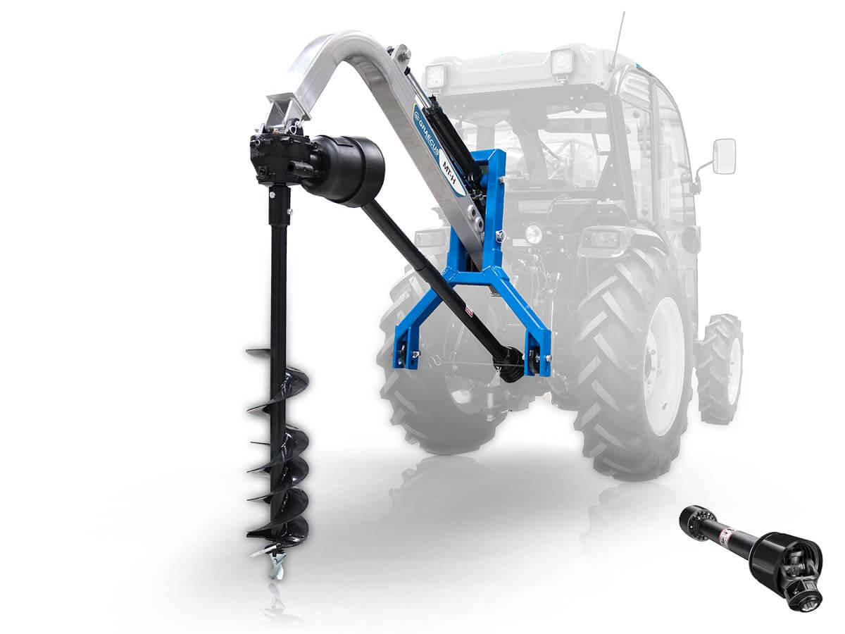 MT380-H | Graecus | Τρυπάνι με υδραυλική μπουκάλα και αρίδα Φ380 